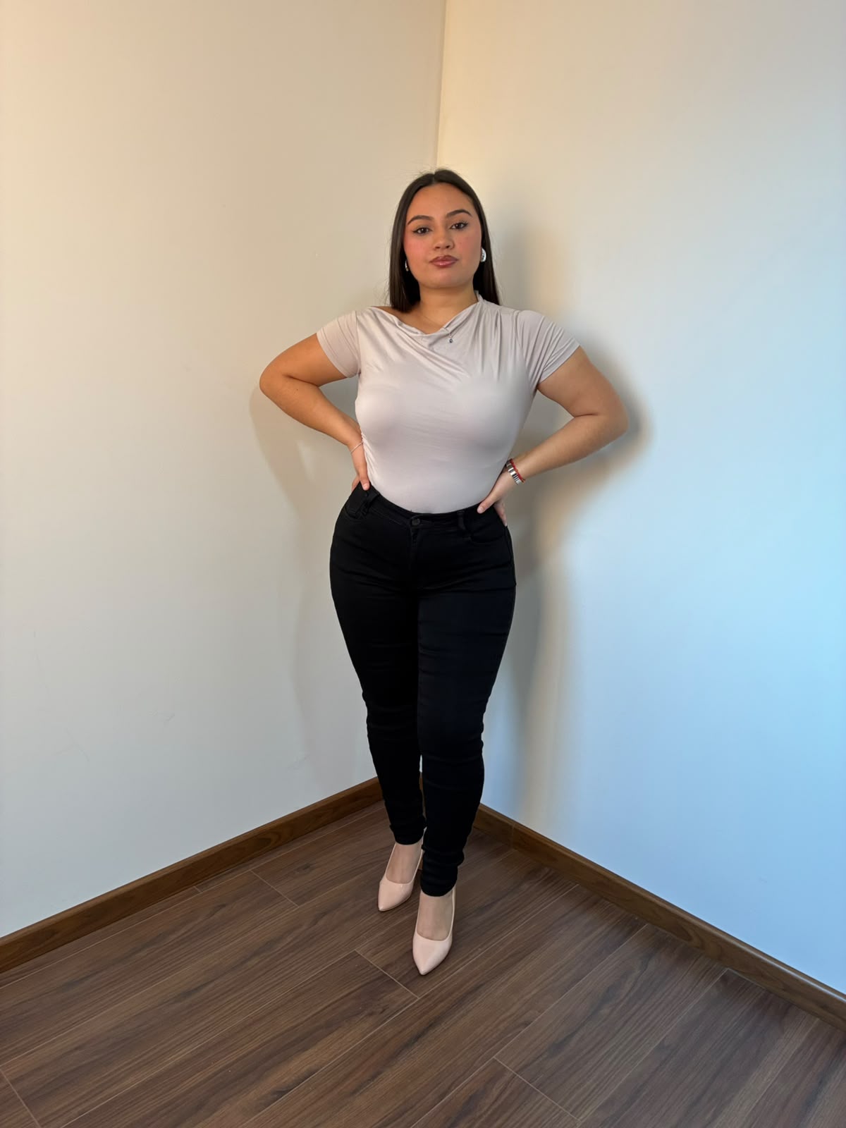 SKINNY JEANS NEGRO