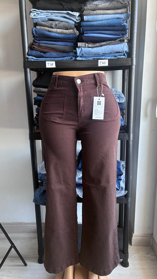 WIDE LEG CHOCOLATE